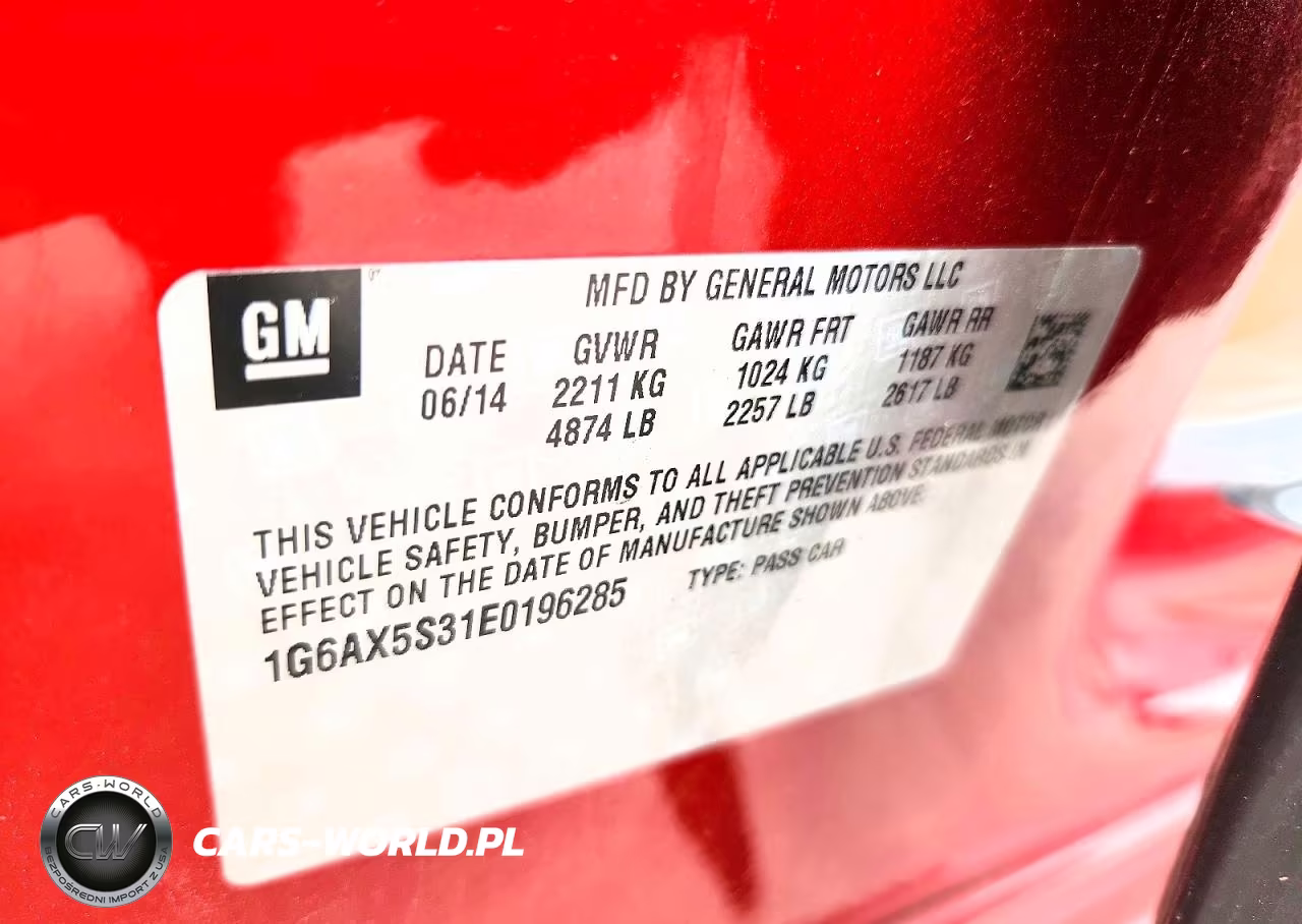 2014 Cadillac Cts Luxury Collection VIN:1G6AX5S31E0196285 - 13