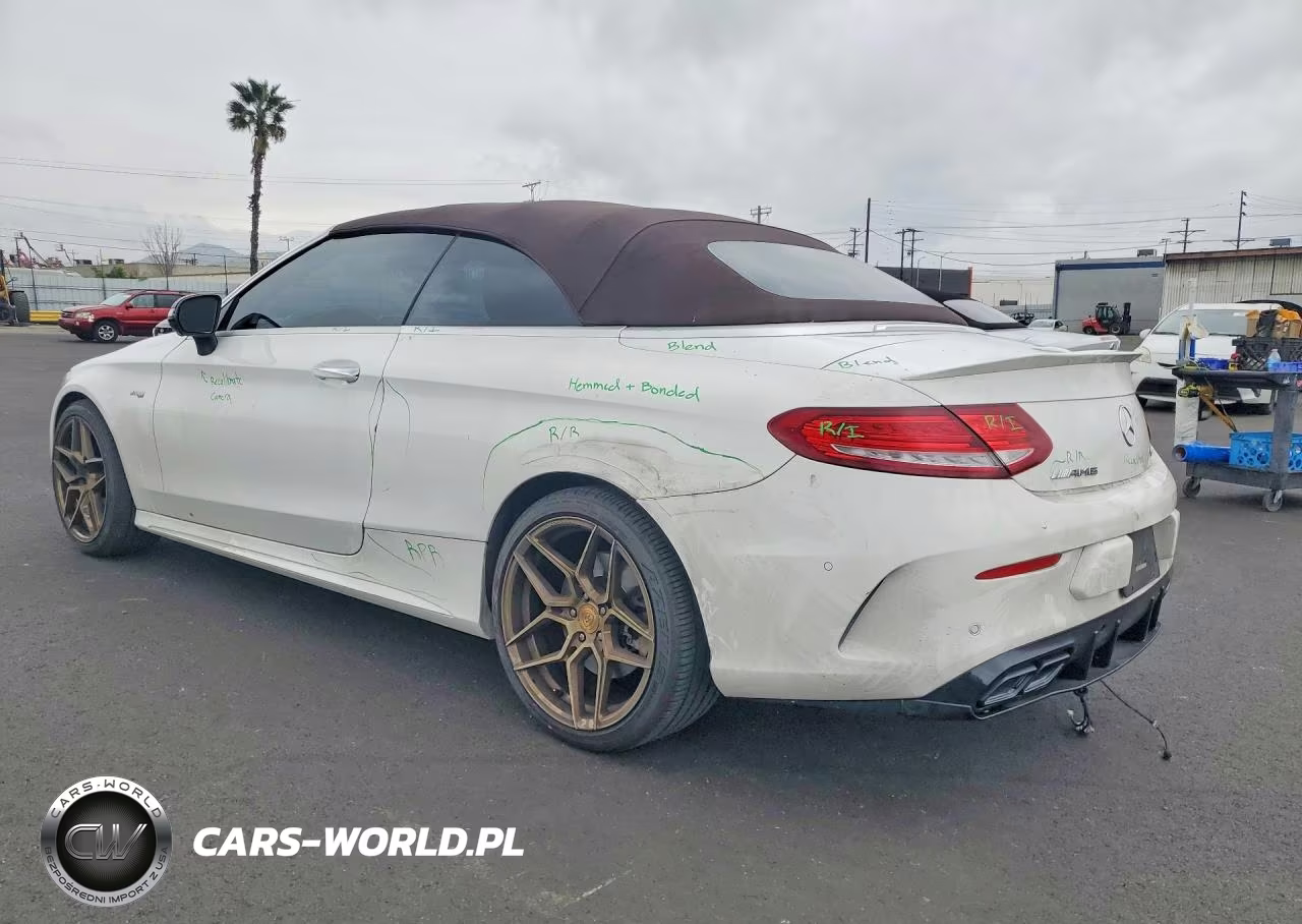2017 Mercedes-Benz C 43 4Matic Amg VIN:WDDWK6EB3HF480163 - 2