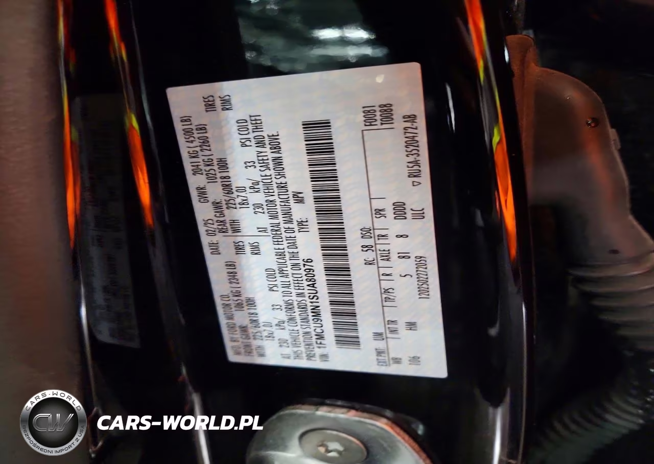 2025 Ford Escape St Line VIN:1FMCU9MN1SUA80976 - 14