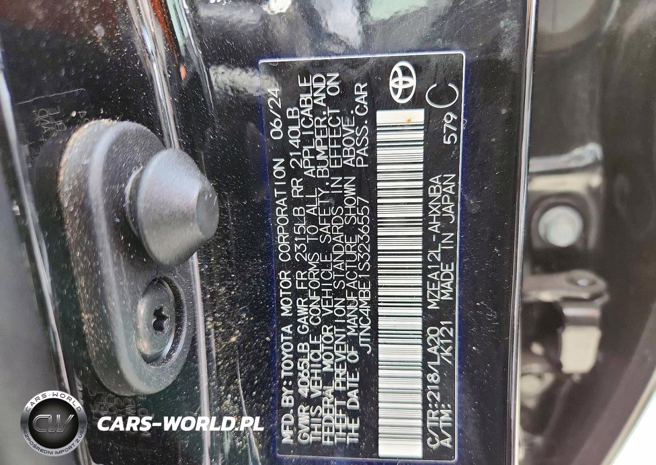 2025 Toyota Corolla Hatchback Xse VIN:JTNC4MBE1S3236557 - 12