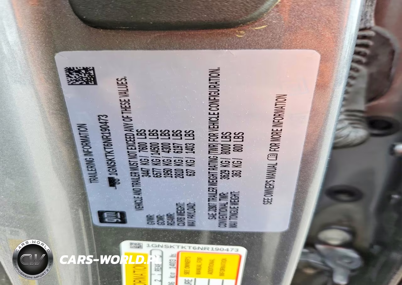 2022 Chevrolet Tahoe K1500 High Country VIN:1GNSKTKT6NR190473 - 14