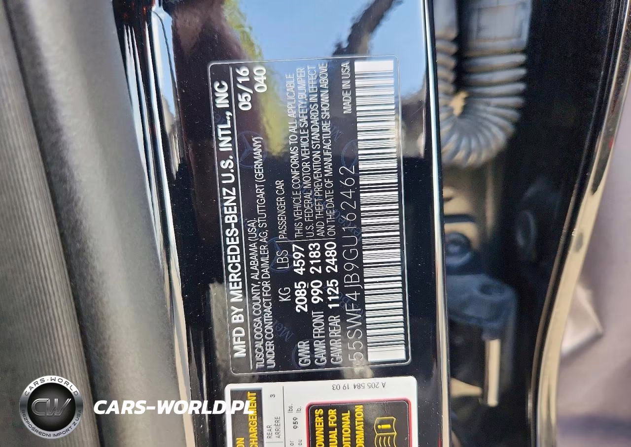 2016 Mercedes-Benz C 300 VIN:55SWF4JB9GU162462 - 12