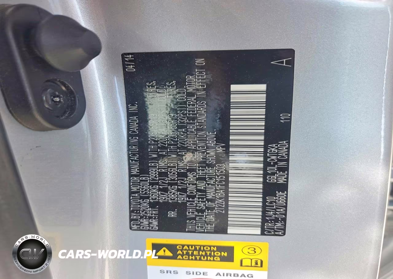 2015 Lexus Rx 350 VIN:2T2ZK1BA1FC151503 - 13