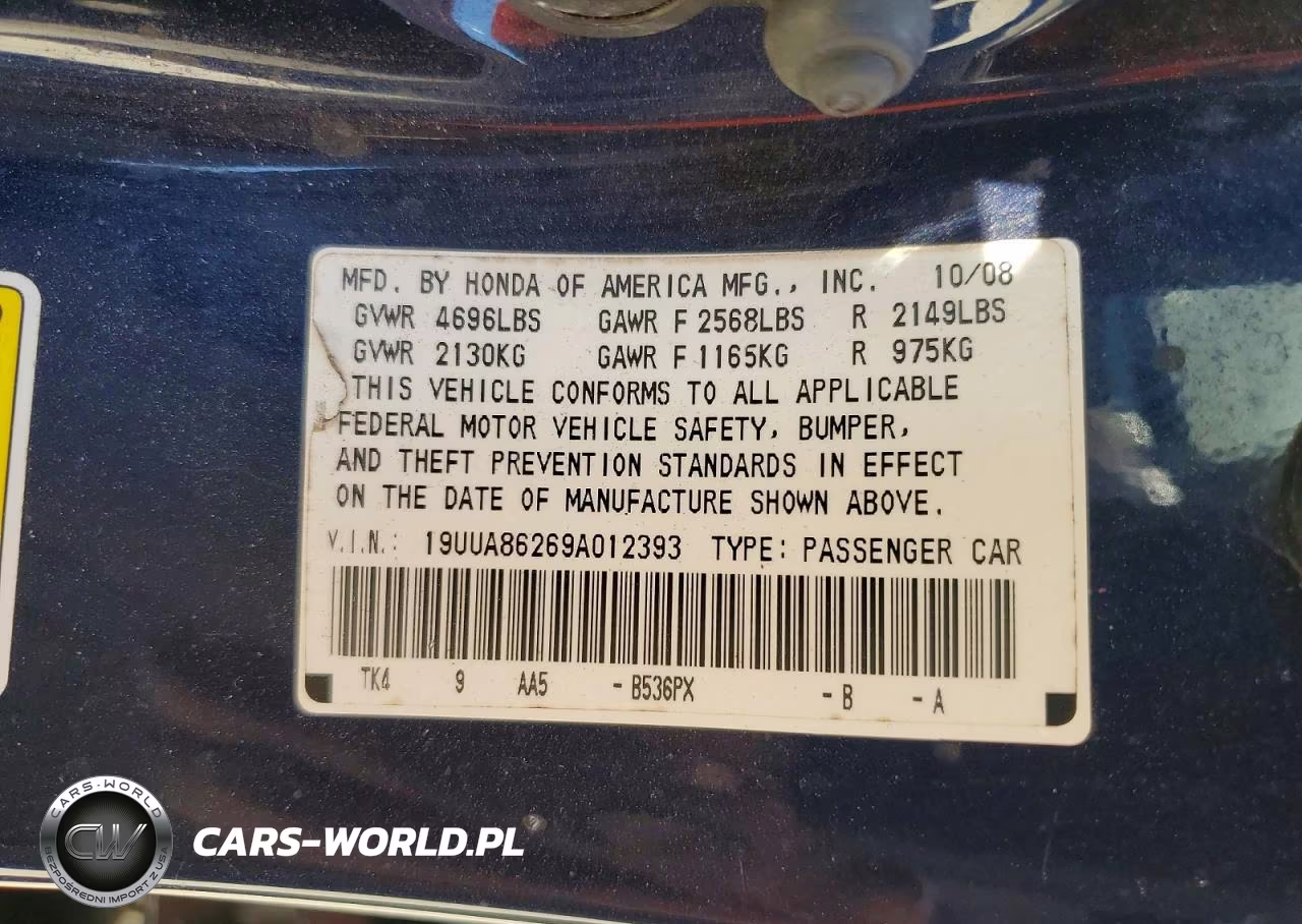 2009 Acura Tl VIN:19UUA86269A012393 - 13