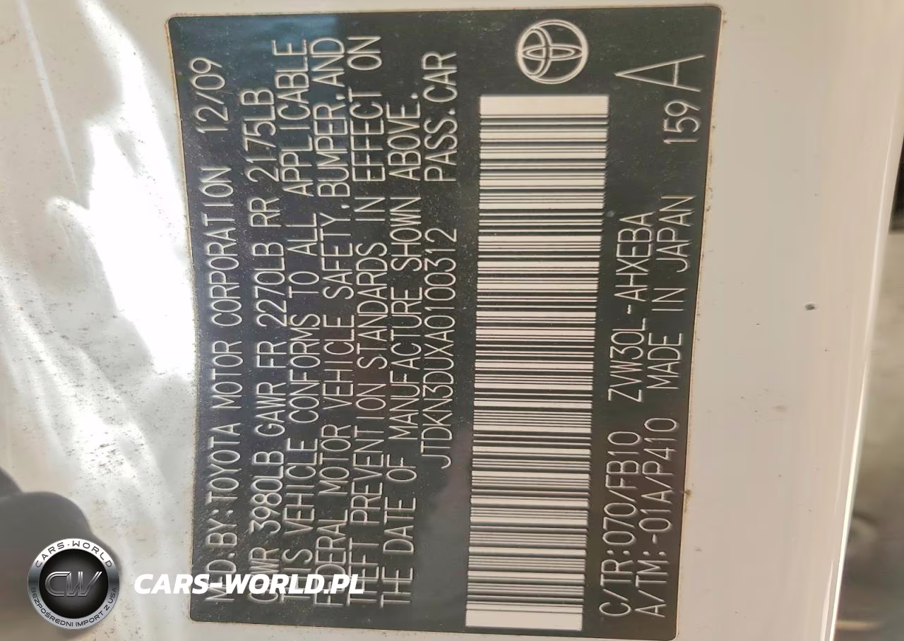 2010 Toyota Prius Ii VIN:JTDKN3DUXA0100312 - 12