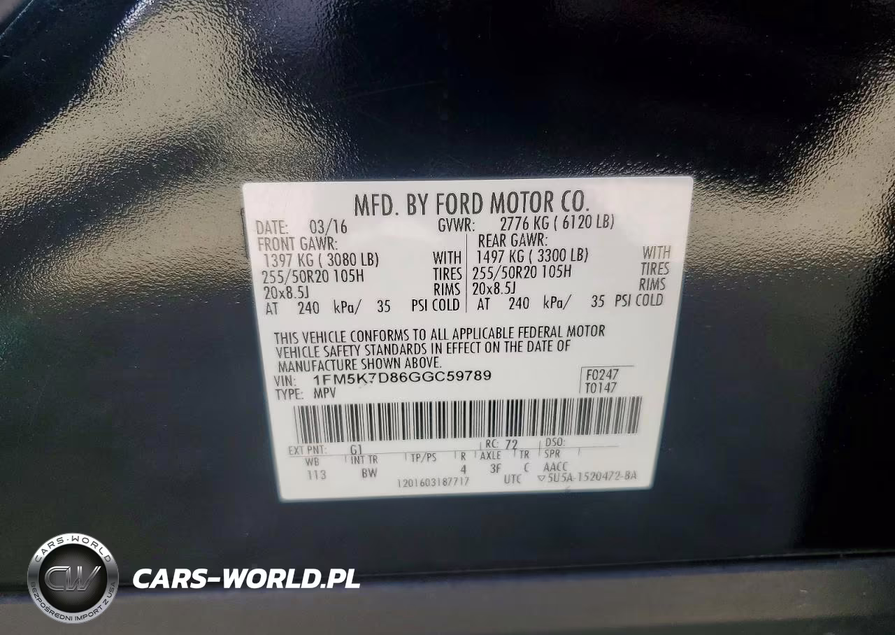 2016 Ford Explorer Xlt VIN:1FM5K7D86GGC59789 - 13