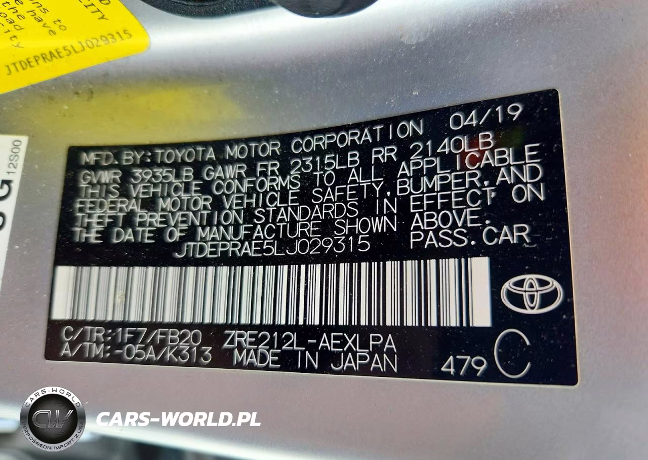2020 Toyota Corolla Le VIN:JTDEPRAE5LJ029315 - 13