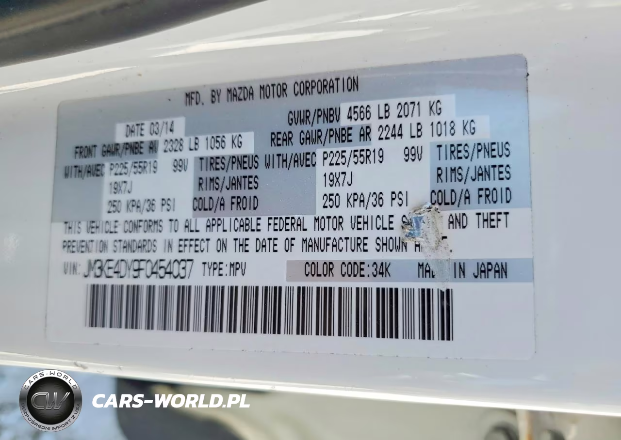 2015 Mazda Cx-5 Gt VIN:JM3KE4DY9F0454037 - 13