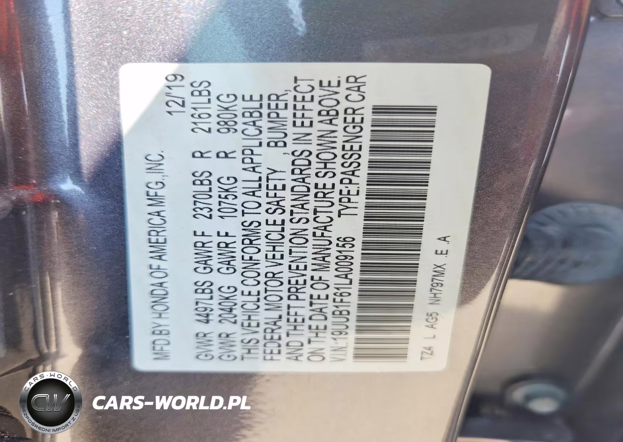 2020 Acura Tlx Technology VIN:19UUB1F61LA009156 - 12