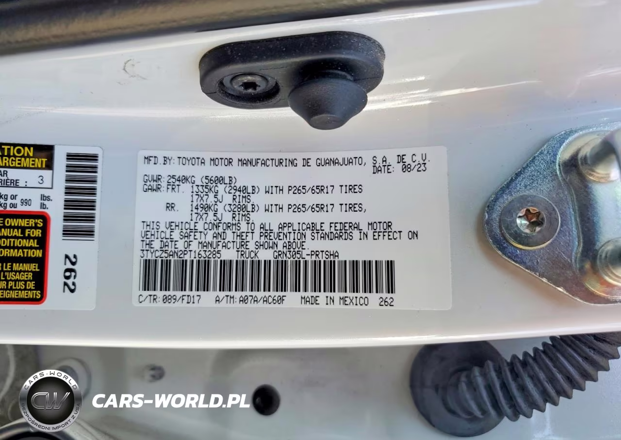 2023 Toyota Tacoma Trd Sport VIN:3TYCZ5AN2PT163285 - 12
