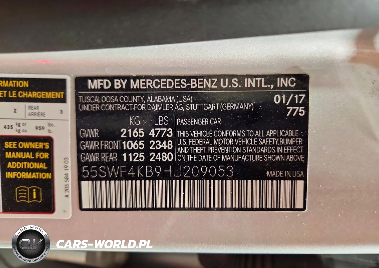 2017 Mercedes-Benz C 300 4Matic VIN:55SWF4KB9HU209053 - 13
