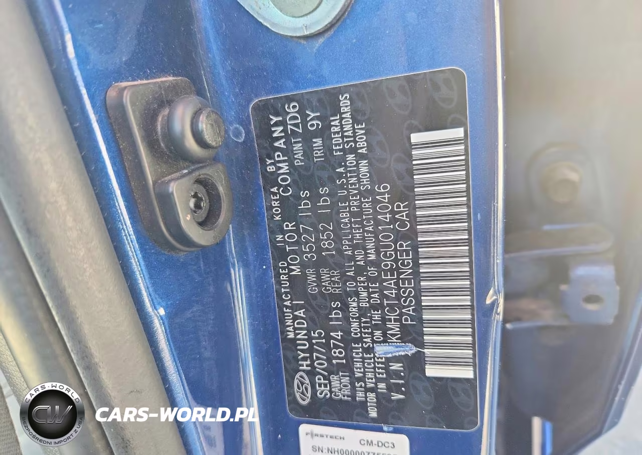 2016 Hyundai Accent Se VIN:KMHCT4AE9GU014046 - 12