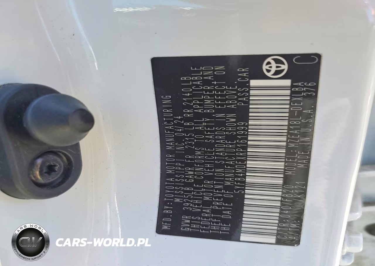 2024 Toyota Corolla Le VIN:5YFB4MDEXRP161999 - 12