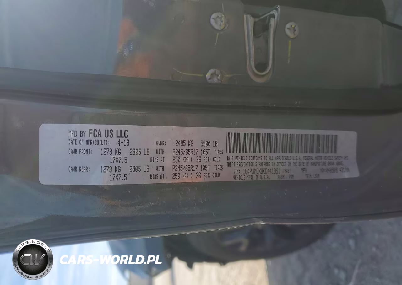 2019 Jeep Cherokee Latitude VIN:1C4PJMCX9KD441391 - 13
