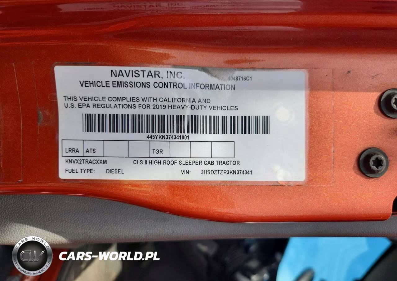 2018 International Lt625 Semi Truck VIN:3HSDZTZR3KN374341 - 10