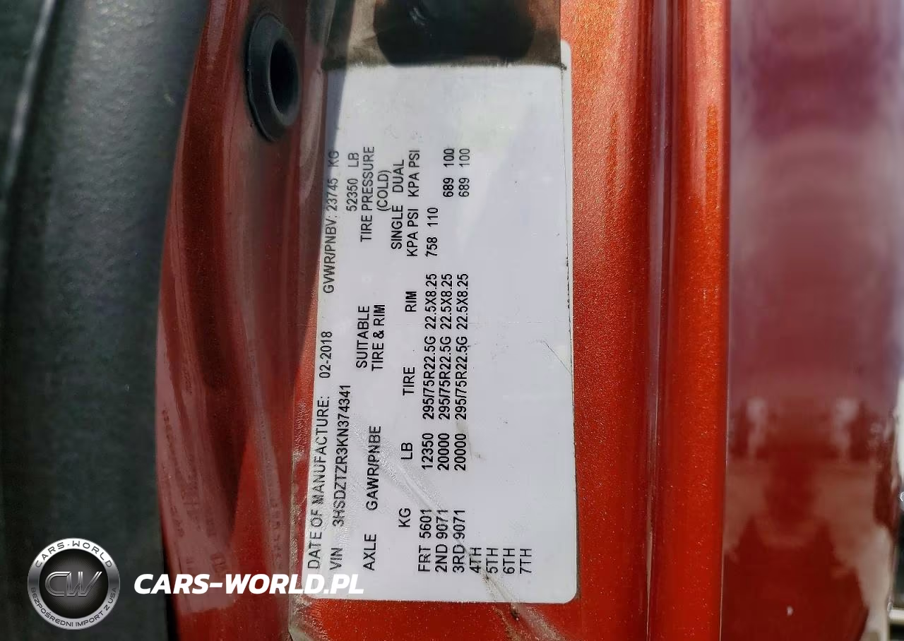 2018 International Lt625 Semi Truck VIN:3HSDZTZR3KN374341 - 9