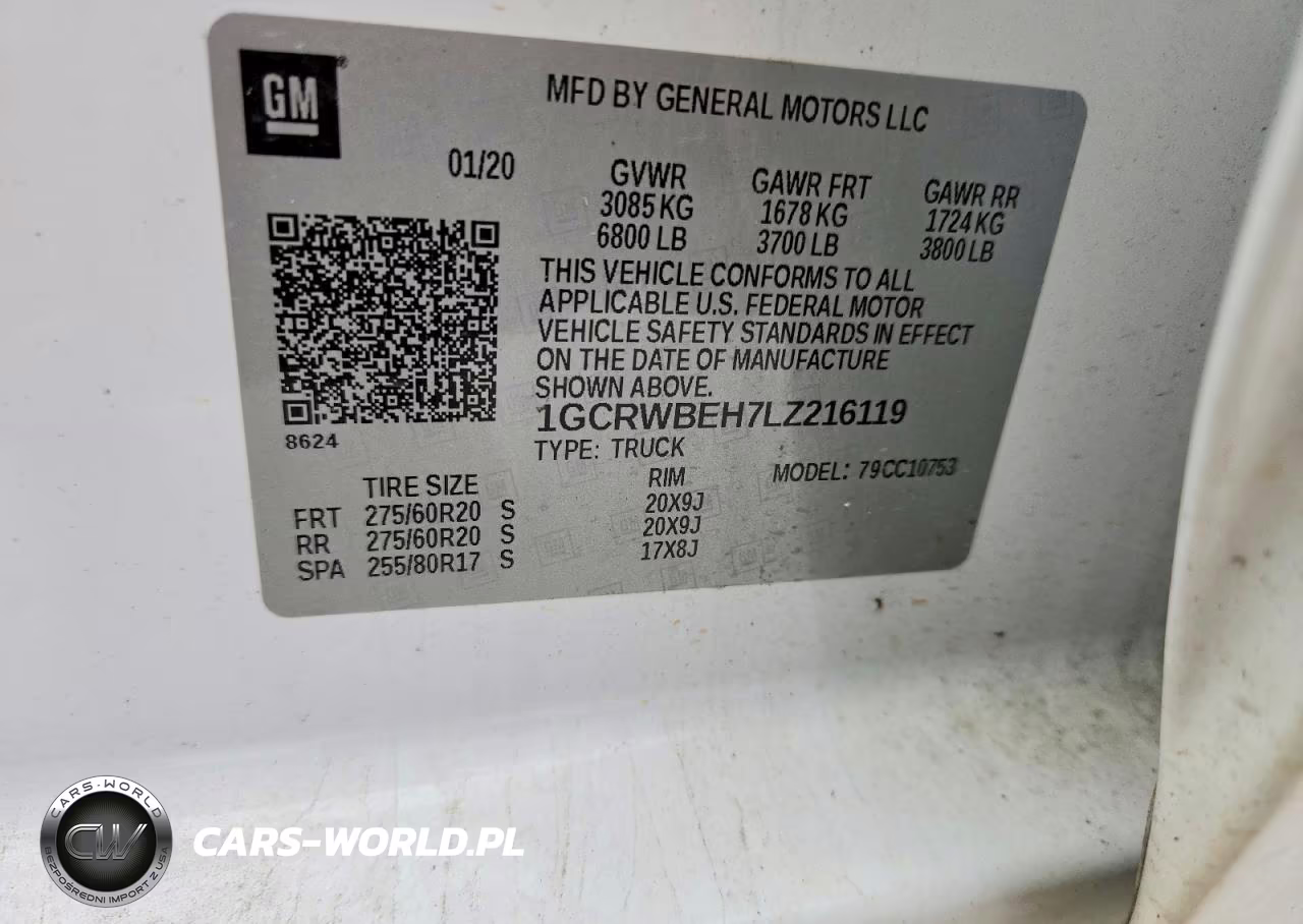 2020 Chevrolet Silverado C1500 Custom VIN:1GCRWBEH7LZ216119 - 13