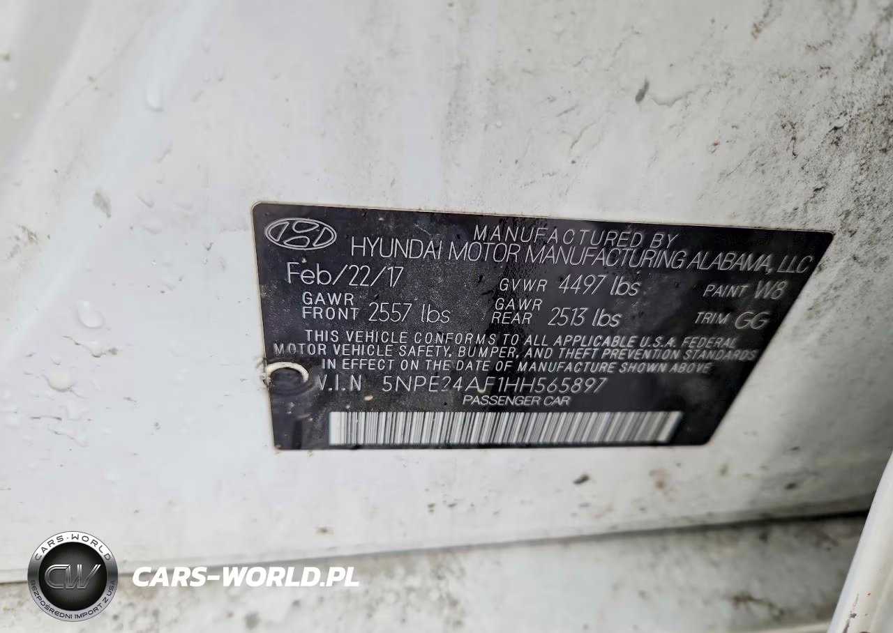 2017 Hyundai Sonata Se VIN:5NPE24AF1HH565897 - 12