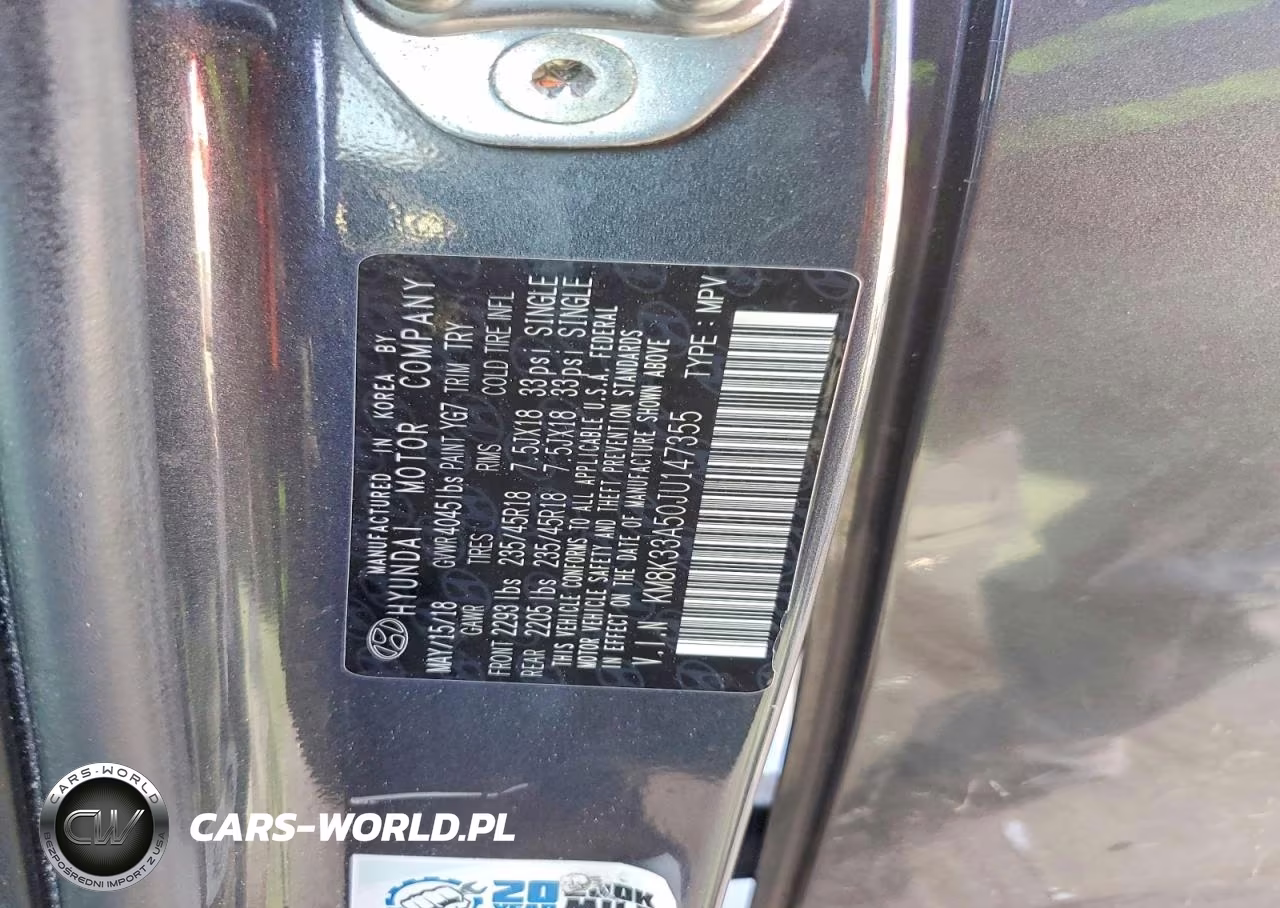 2018 Hyundai Kona Limited VIN:KM8K33A50JU147355 - 13