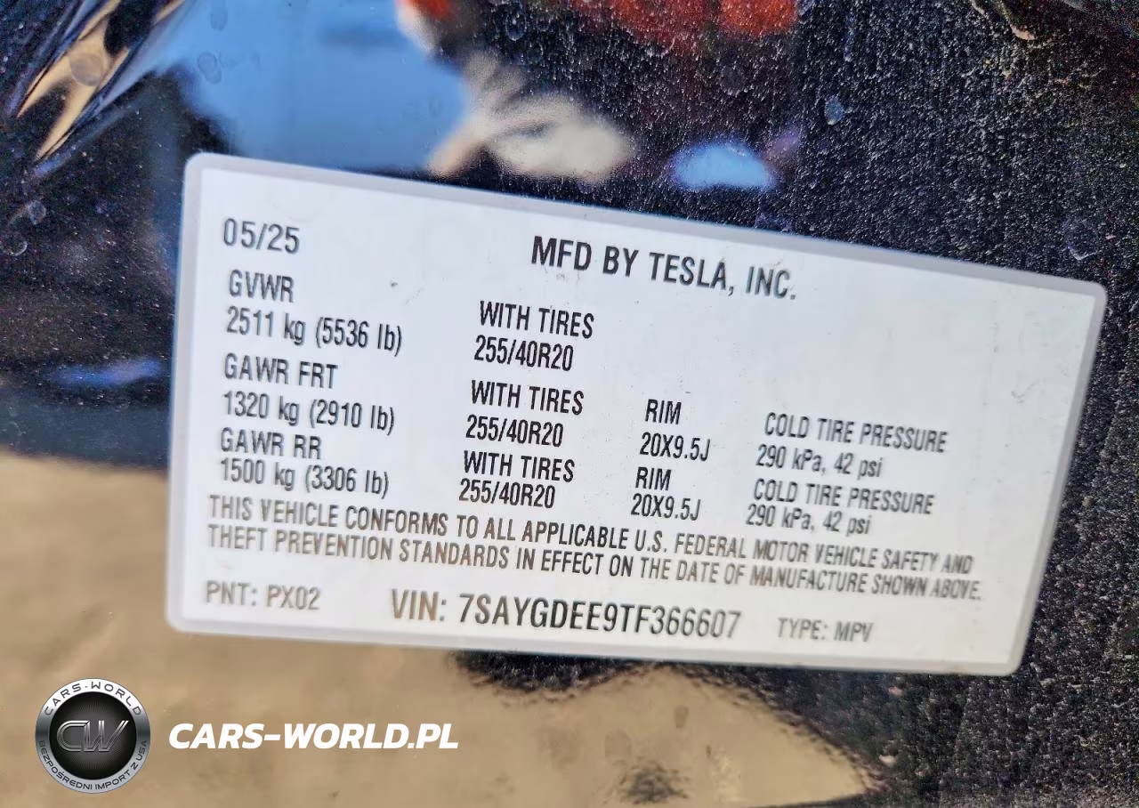 2026 Tesla Model Y VIN:7SAYGDEE9TF366607 - 12