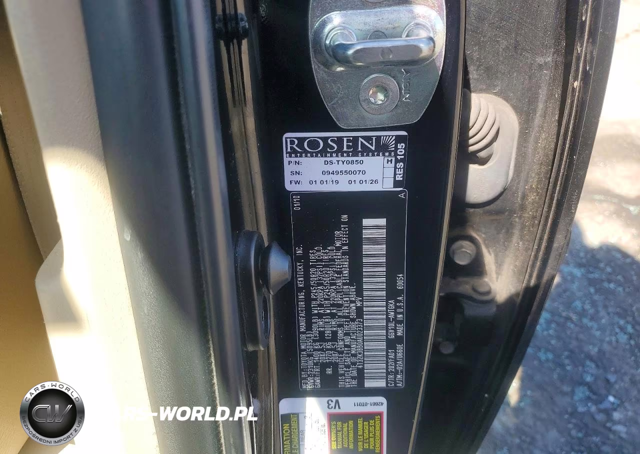 2010 Toyota Venza Fwd V6 VIN:4T3ZK3BB0AU023373 - 12