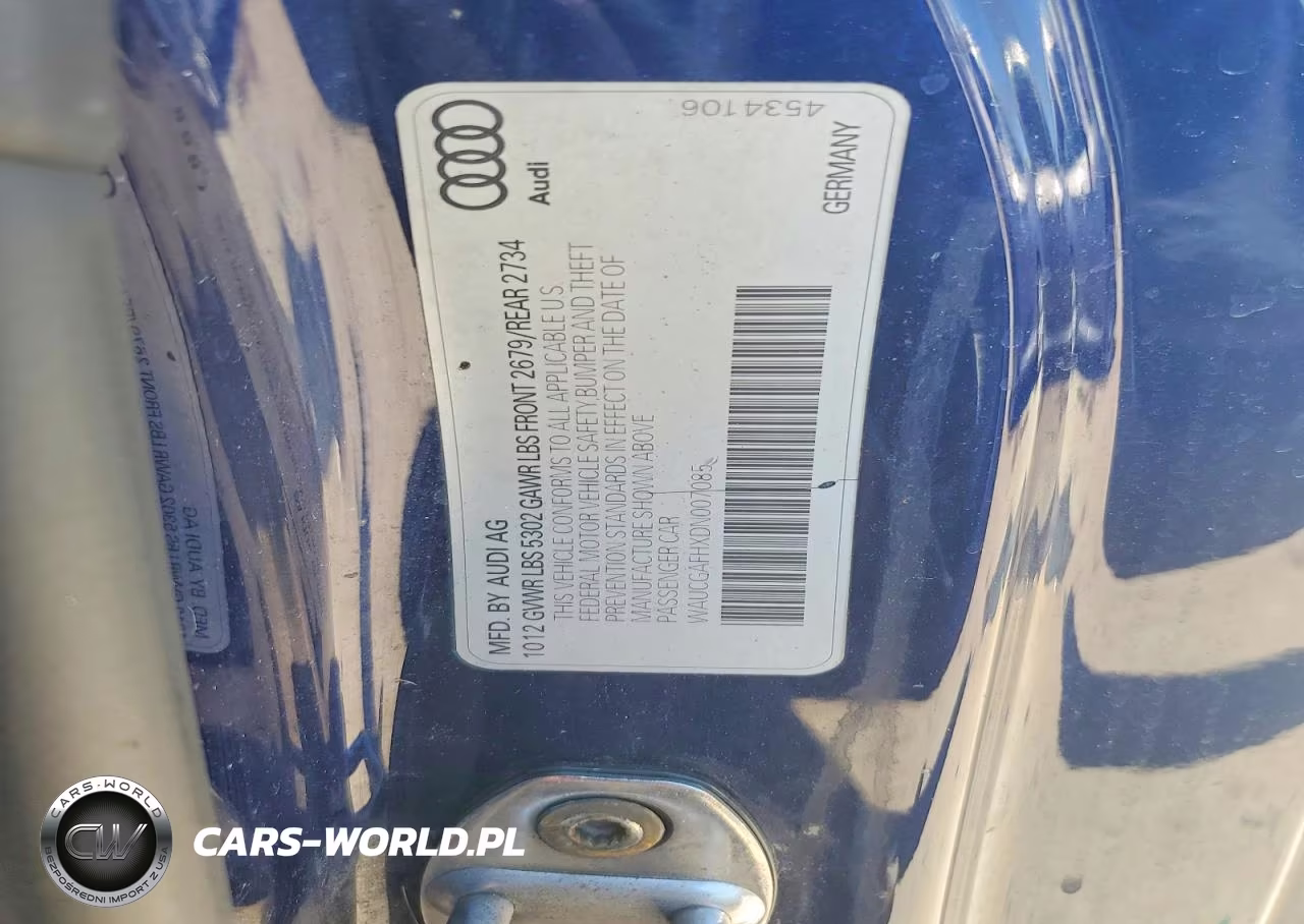 2013 Audi S5 Premium Plus VIN:WAUCGAFHXDN007085 - 13