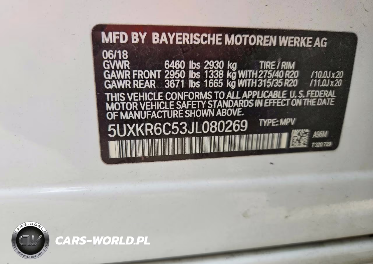 2018 BMW X5 xDrive50I VIN:5UXKR6C53JL080269 - 12