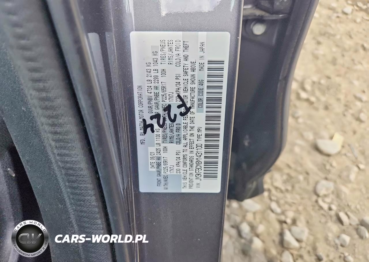 2021 Mazda Cx-5 Touring VIN:JM3KFBCM8M1431100 - 13