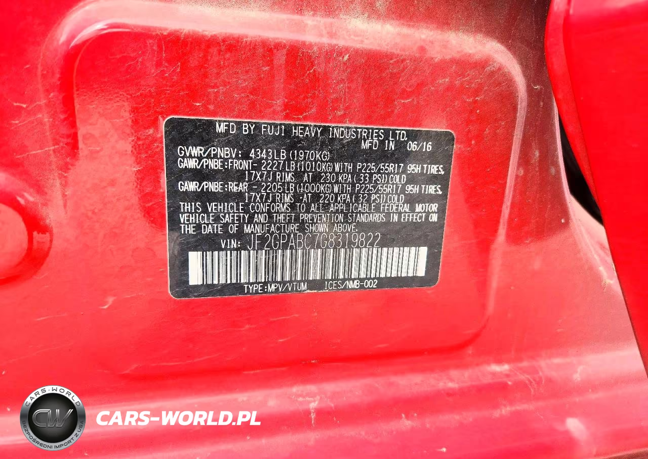 2016 Subaru Crosstrek Premium VIN:JF2GPABC7G8319822 - 13