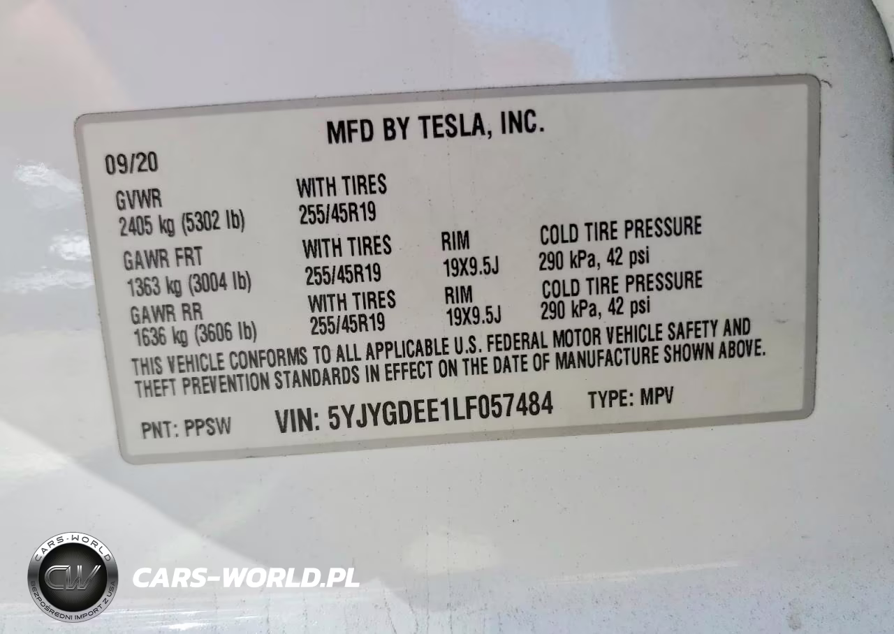 2020 Tesla Model Y VIN:5YJYGDEE1LF057484 - 13