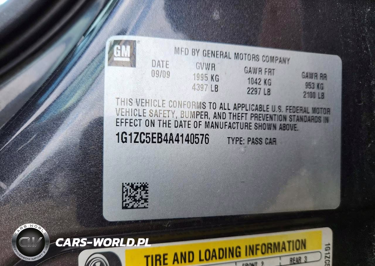 2010 Chevrolet Malibu 1Lt VIN:1G1ZC5EB4A4140576 - 12