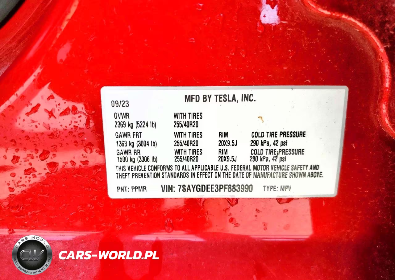 2023 Tesla Model Y VIN:7SAYGDEE3PF883990 - 12
