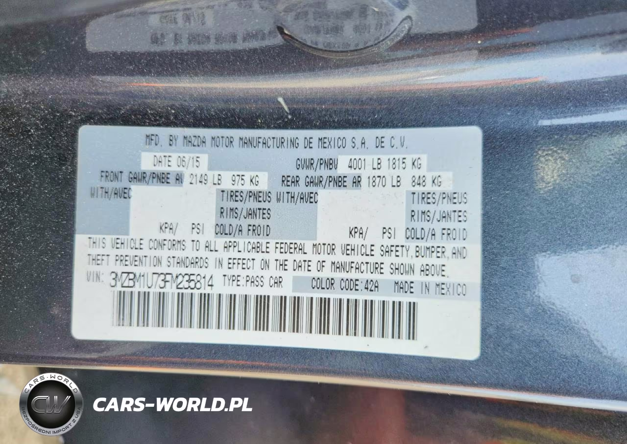 2015 Mazda 3 Sport VIN:3MZBM1U73FM235814 - 13