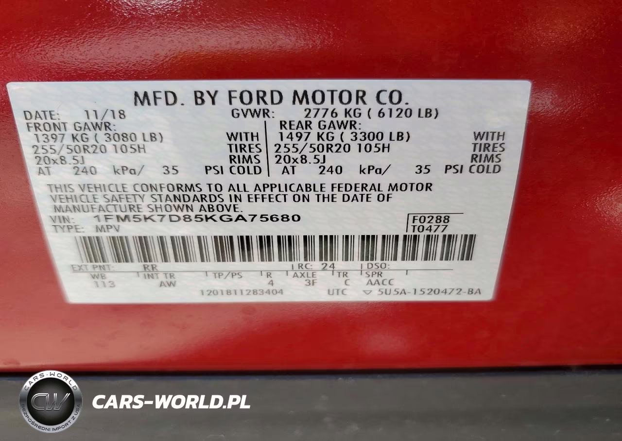 2019 Ford Explorer Xlt VIN:1FM5K7D85KGA75680 - 13
