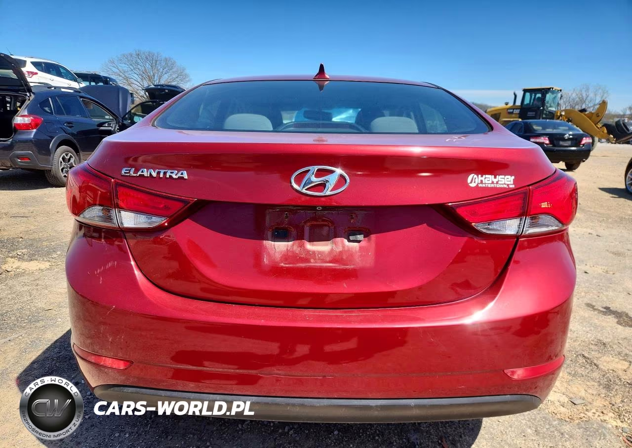 2015 Hyundai Elantra Se VIN:5NPDH4AE5FH618308 - 6