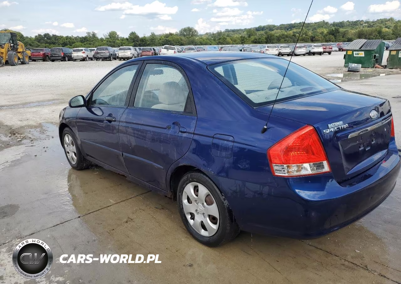 2008 Kia Spectra Lx VIN:KNAFE121385576328 - 2
