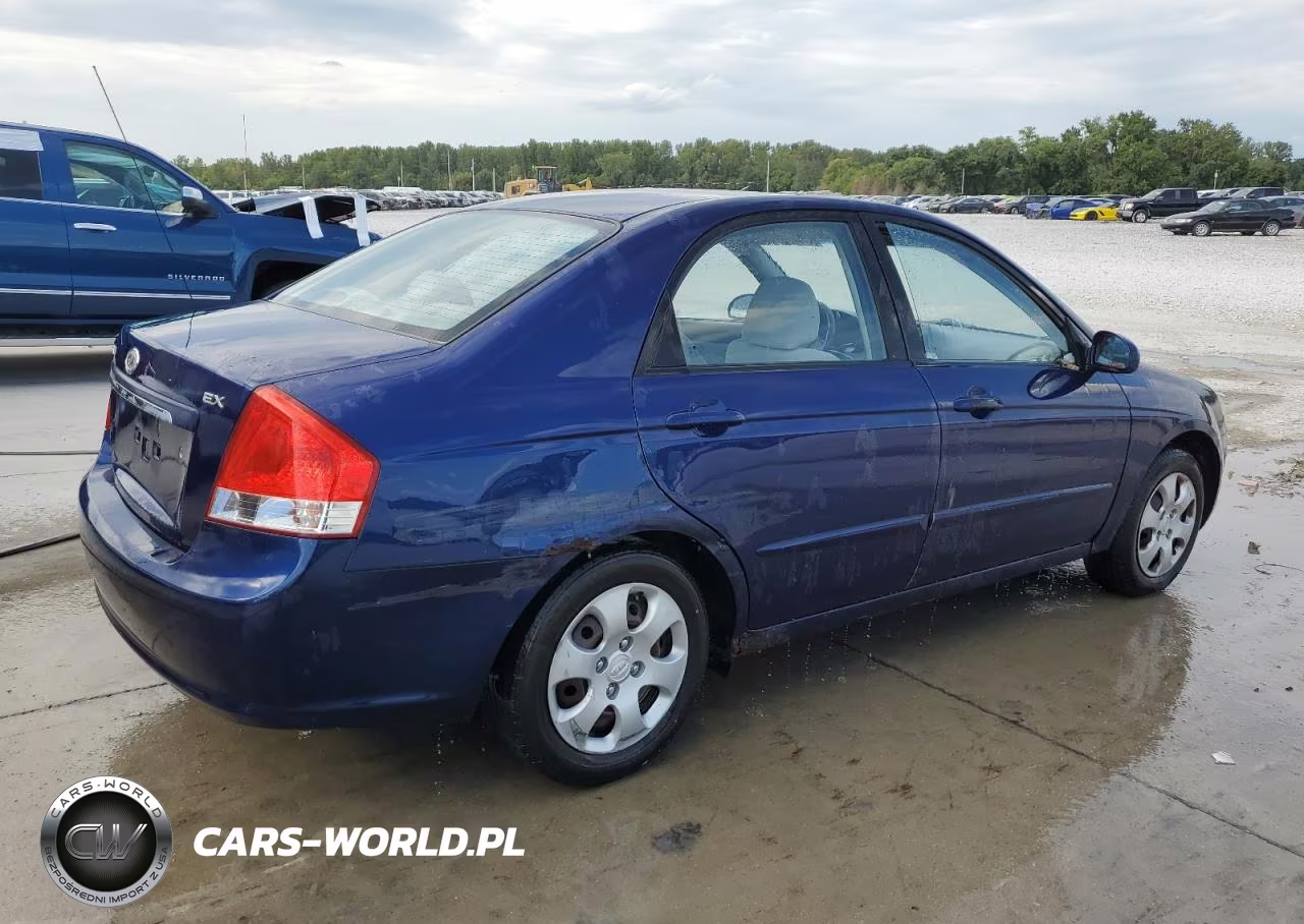 2008 Kia Spectra Lx VIN:KNAFE121385576328 - 3