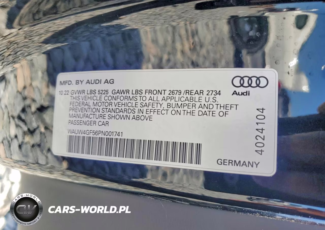 2023 Audi S5 Premium Plus VIN:WAUW4GF56PN001741 - 13