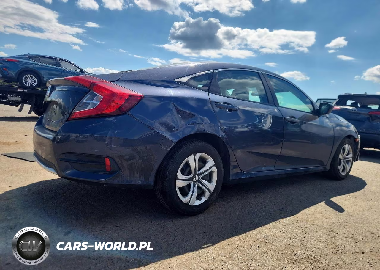 2020 Honda Civic Lx VIN:2HGFC2F6XLH546184 - 3