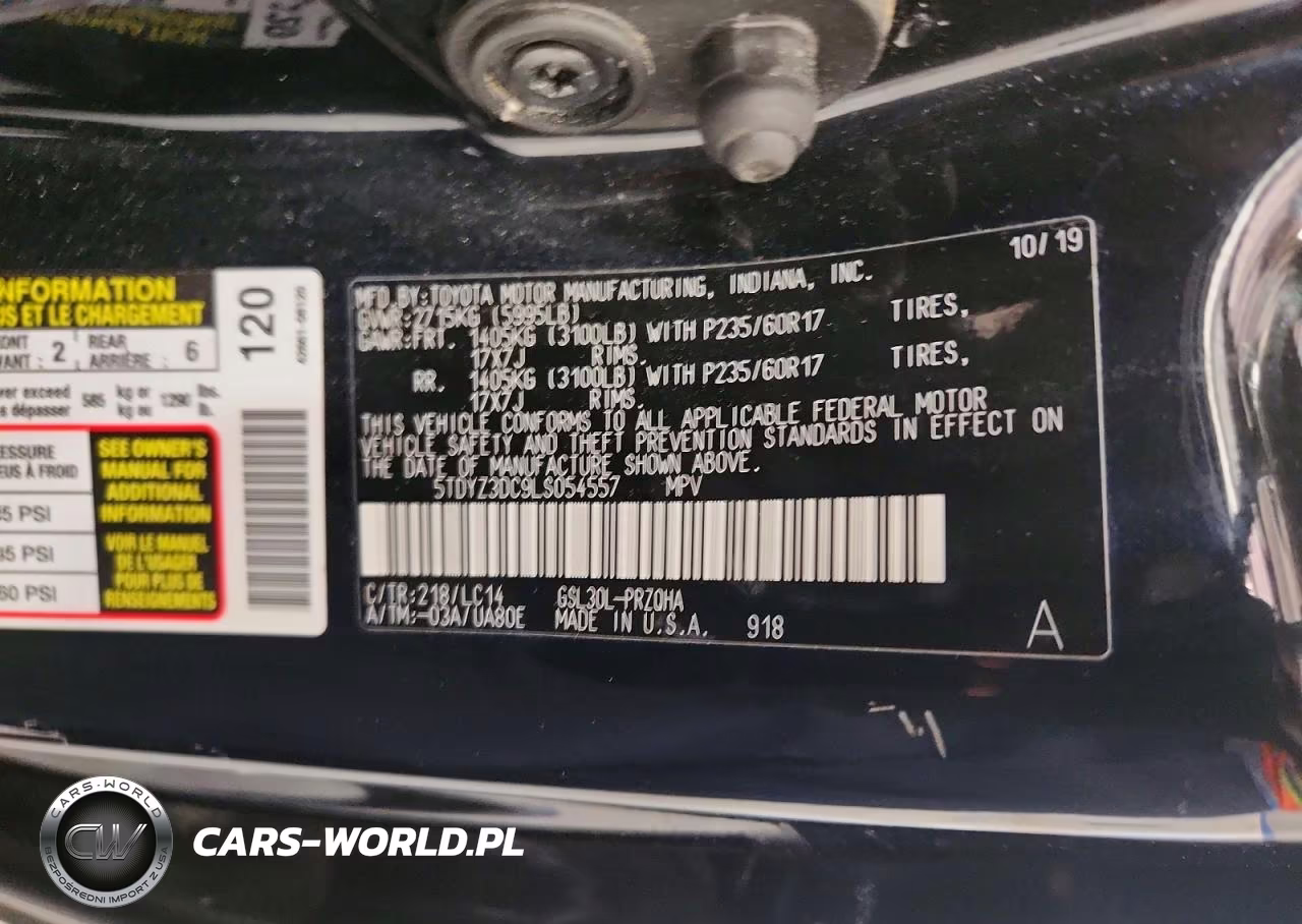 2020 Toyota Sienna Xle 8-Passenger VIN:5TDYZ3DC9LS054557 - 13