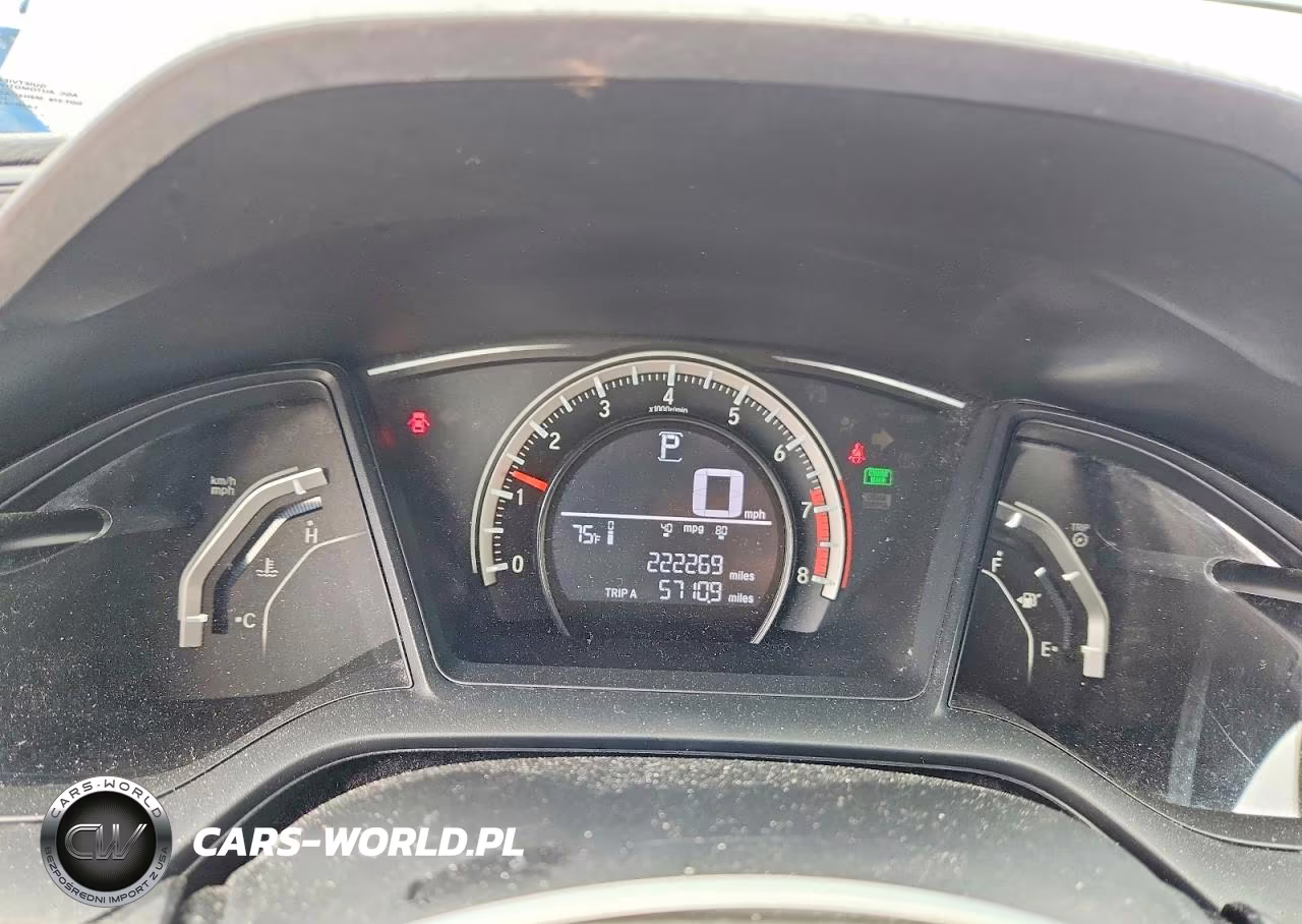 2016 Honda Civic Lx VIN:19XFC2F55GE026658 - 9
