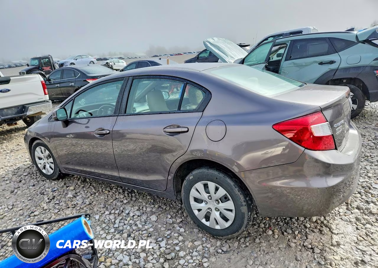 2012 Honda Civic Lx VIN:19XFB2F50CE062495 - 2