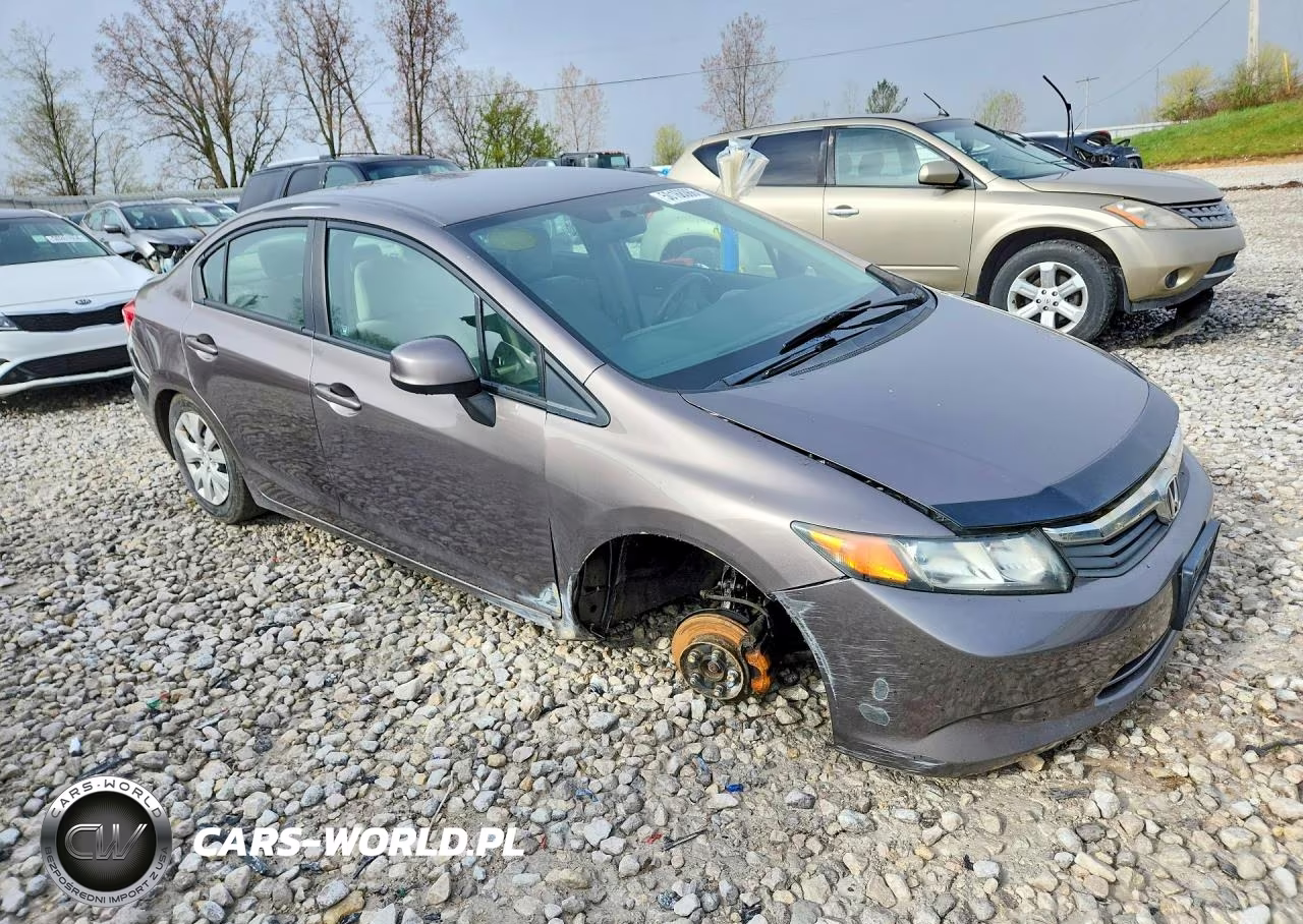 2012 Honda Civic Lx VIN:19XFB2F50CE062495 - 4