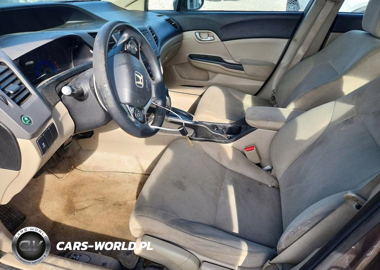 2012 Honda Civic Lx VIN:19XFB2F50CE062495 - 7