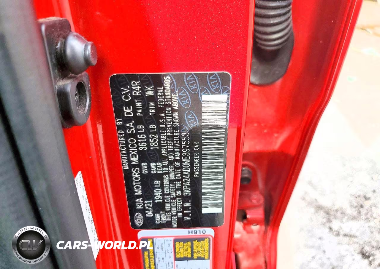 2021 Kia Rio S VIN:3KPA24AD0ME397553 - 12