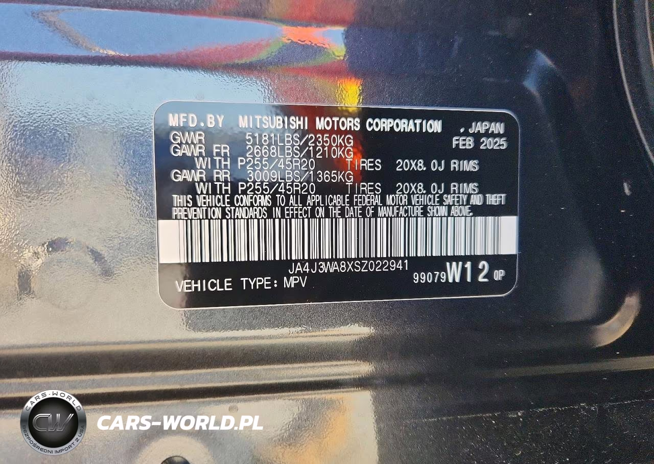 2025 Mitsubishi Outlander Sel VIN:JA4J3WA8XSZ022941 - 14