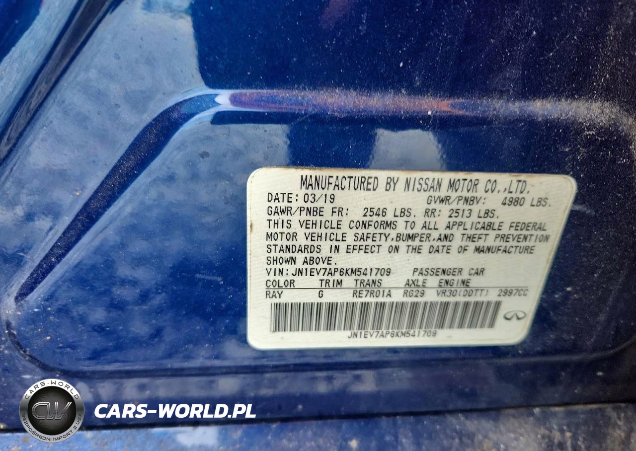 2019 Infiniti Q50 3.0T Signature Edition VIN:JN1EV7AP6KM541709 - 13
