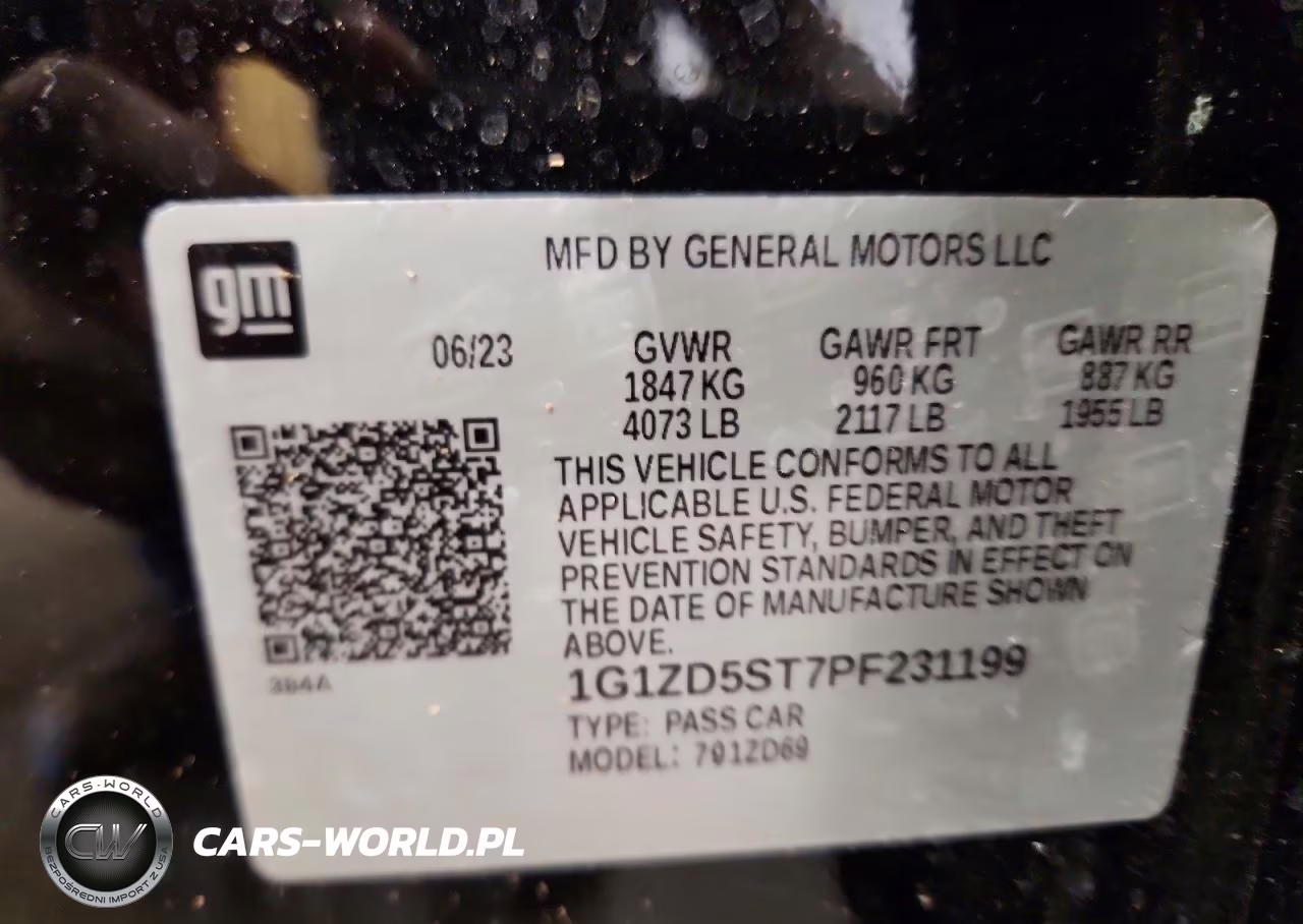 2023 Chevrolet Malibu Lt VIN:1G1ZD5ST7PF231199 - 13