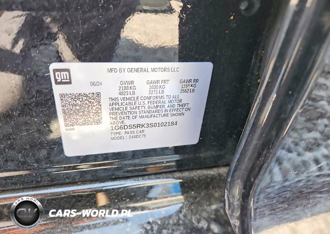 2025 Cadillac Ct5 Premium Luxury VIN:1G6DS5RK3S0102184 - 12