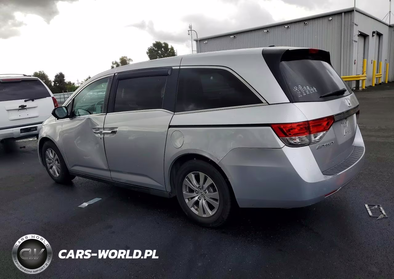 2015 Honda Odyssey Exl VIN:5FNRL5H64FB077467 - 2
